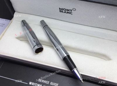New Style MontBlanc Writers Edition Rollerball Pen Silver Pen
